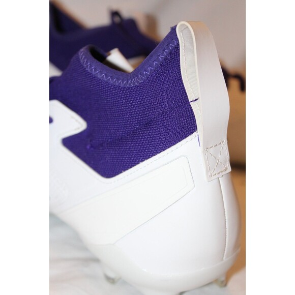 Adidas Adizero Men\'s Impact Turf Baseball Sneakers White Purple NWT SZ 15
